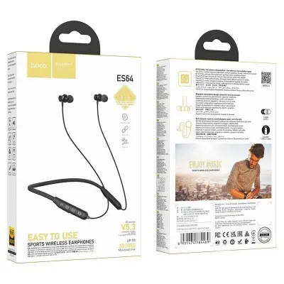 Picture of Hoco ES64 Neckband Wireless Earphone -Black