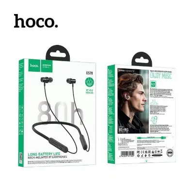 Picture of Hoco ES70 Long Battery Life Bluetooth Neckband -Black
