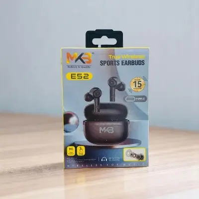 Picture of MKB E52 TRUE WIRELESS SPORTS EARBUDS -Black