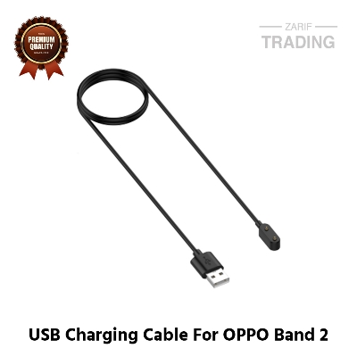 Picture of OPPO Band 2 Magnetic Charging Cable 2 Pin High Quality USB Charger Cable USB Charging Cable Dock Bracelet Charger For OPPO Band 2 Smart Watch (Black)