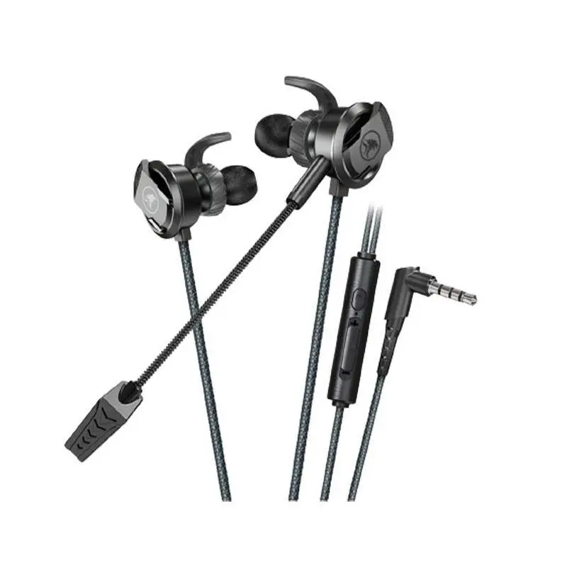 Picture of PLEXTONE RX3 Pro gaming earphones in ear phone 3.5mm Type-C with microphone, esports PUBG, wired earplugs for sound recognitio -Green