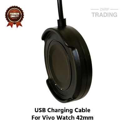 Picture of Vivo Watch 42mm Magnetic Charging Cable High Quality USB Charging Dock Bracelet Charger for Vivo Watch 42mm Smart Watch (Black)