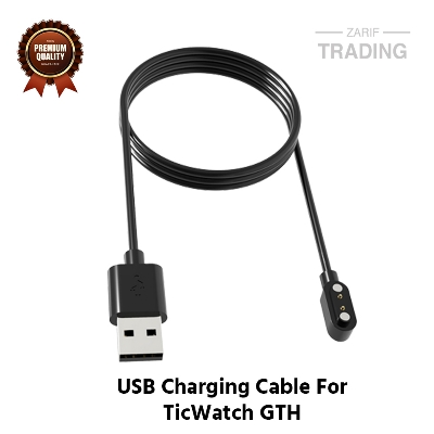 Picture of TicWatch GTH Magnetic Charging Cable High Quality USB Wireless Charging Dock Bracelet Charger For TicWatch GTH Smart Watch (Black)