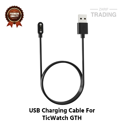 Picture of TicWatch GTH Magnetic Charging Cable High Quality USB Wireless Charging Dock Bracelet Charger For TicWatch GTH Smart Watch (Black)