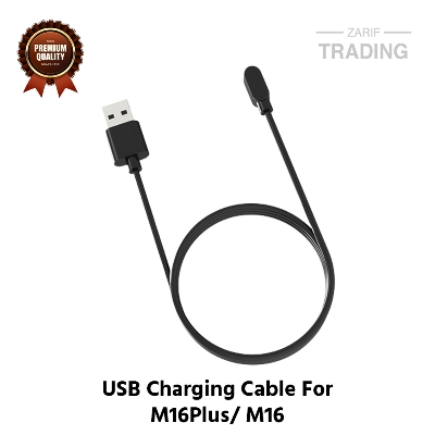 Picture of M16 Plus M16 Magnetic Charging Cable High Quality USB Wireless Charging Dock Bracelet Charger For M16 Plus M16 Smart Watch (Black)