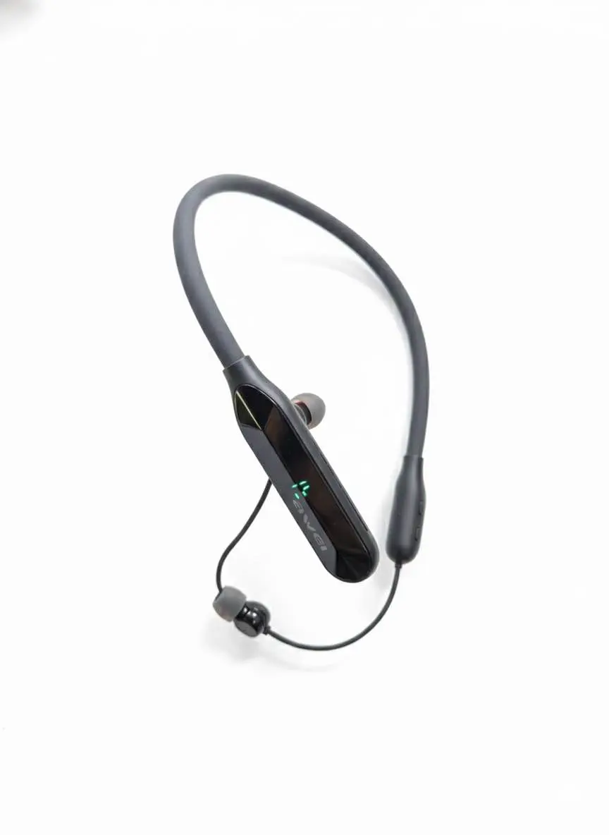 Picture of Awei G75BL 200Hour With Display Neckband Sports Earphones -Black