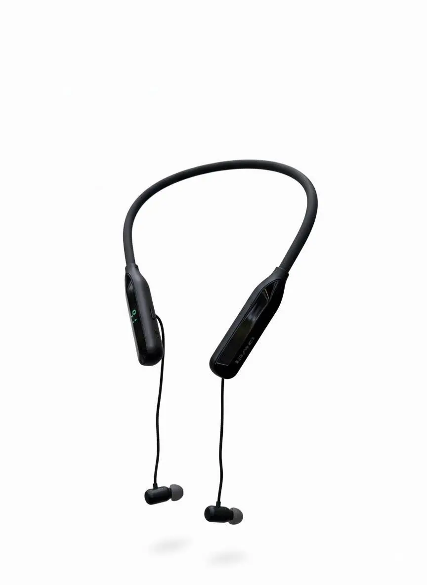 Picture of Awei G75BL 200Hour With Display Neckband Sports Earphones -Black