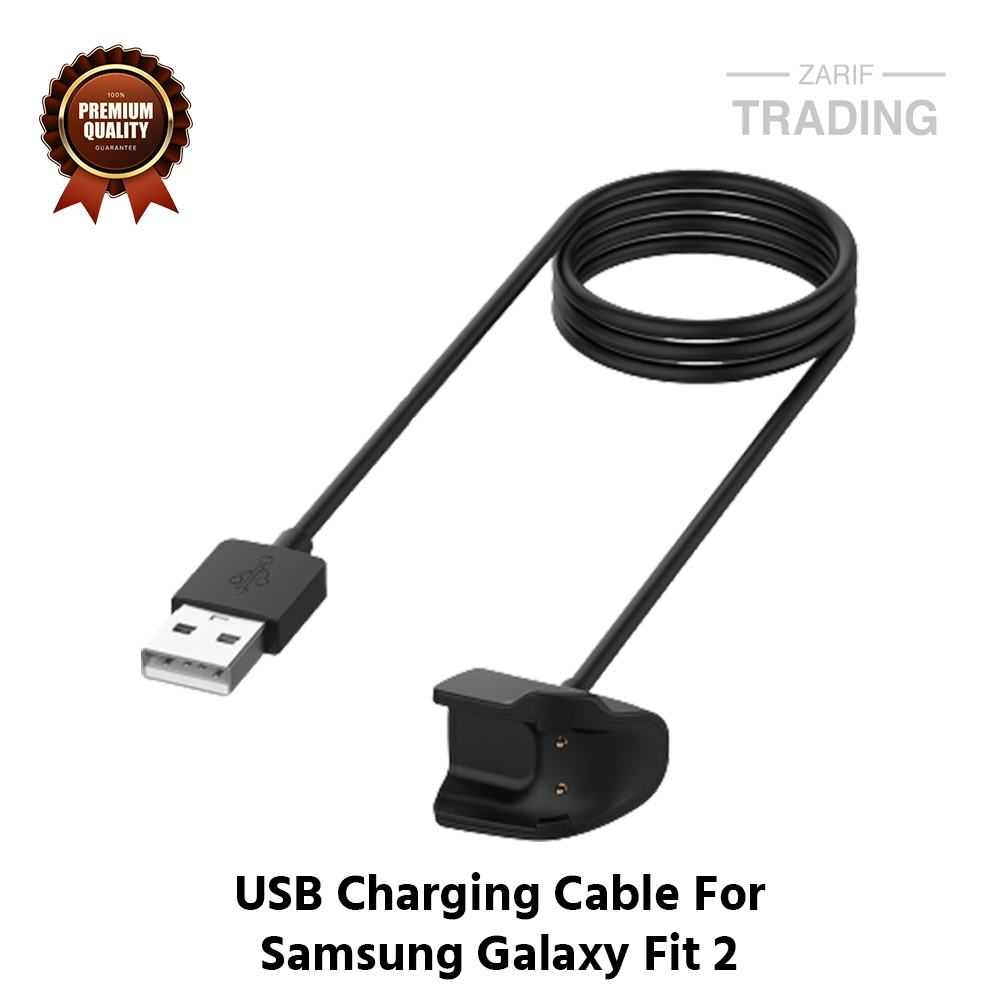 Picture of Samsung Galaxy Fit 2 R220 Magnetic Charging Cable High Quality USB Wireless Charging Dock Bracelet Charger For Samsung Galaxy Fit 2 R220 Smart Watch (Black)