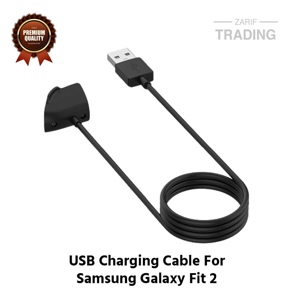 Picture of Samsung Galaxy Fit 2 R220 Magnetic Charging Cable High Quality USB Wireless Charging Dock Bracelet Charger For Samsung Galaxy Fit 2 R220 Smart Watch (Black)