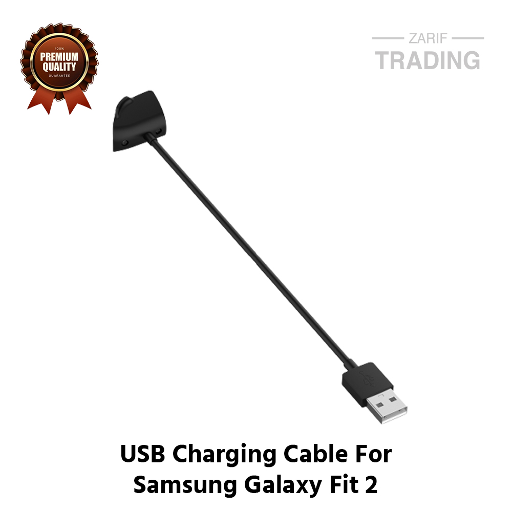 Picture of Samsung Galaxy Fit 2 R220 Magnetic Charging Cable High Quality USB Wireless Charging Dock Bracelet Charger For Samsung Galaxy Fit 2 R220 Smart Watch (Black)