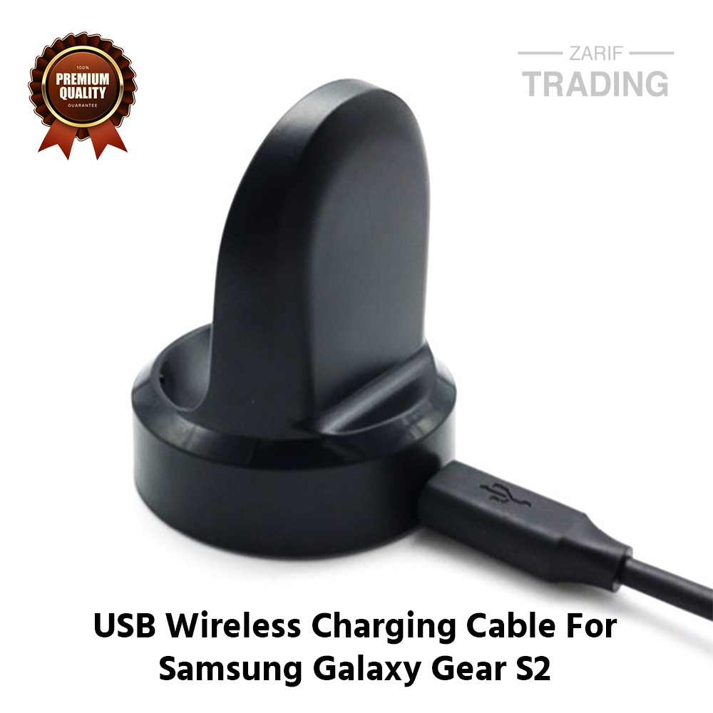 Picture of Samsung Galaxy Gear S2 Wireless Charging Cable High Quality USB Wireless Charging Dock Bracelet Charger For Samsung Galaxy Gear S2 Smart Watch (Black)