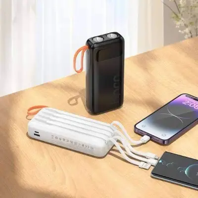 Picture of Hoco J151A Power Bank 20000 mAh Supercharge 22.5W J151 | 10000mAh Powerbank PD3.0 & QC3.0 Fast Charging -Black