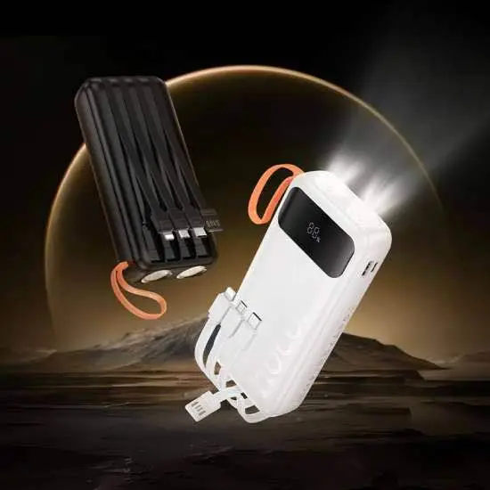 Picture of Hoco J151A Power Bank 20000 mAh Supercharge 22.5W J151 | 10000mAh Powerbank PD3.0 & QC3.0 Fast Charging -Black