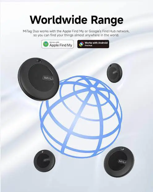 Picture of MiLi LiTag Duo Smart Finder for both Android & iOS -Black