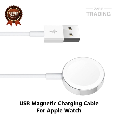 Picture of Apple Watch Series 8 7 6 5 4 3 2 Apple Watch Ultra Apple Watch SE Magnetic Charger  For Apple Watch (White)
