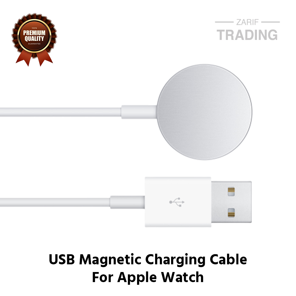 Picture of Apple Watch Series 8 7 6 5 4 3 2 Apple Watch Ultra Apple Watch SE Magnetic Charger  For Apple Watch (White)