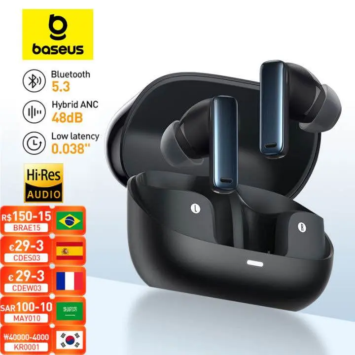 Picture of Baseus Bowie M2s Pro TWS Earbuds -Black