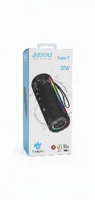 Picture of JIAYOU Sonic 7 Bluetooth Speaker – 30W Powerful Sound, 10-Hour Playtime, USB-C Charging