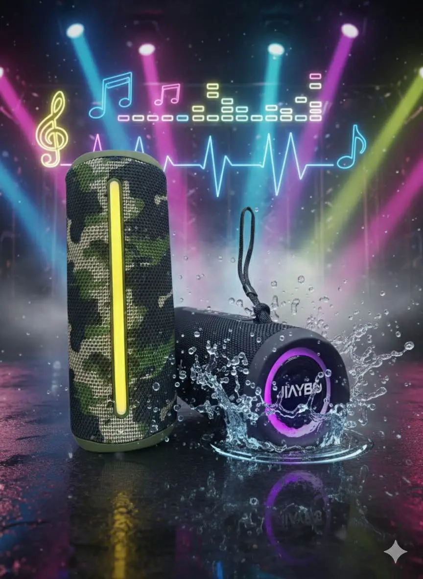 Picture of JIAYOU Sonic 7 Bluetooth Speaker – 30W Powerful Sound, 10-Hour Playtime, USB-C Charging