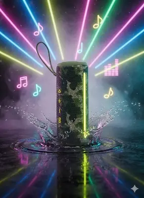 Picture of JIAYOU Sonic 7 Bluetooth Speaker – 30W Powerful Sound, 10-Hour Playtime, USB-C Charging