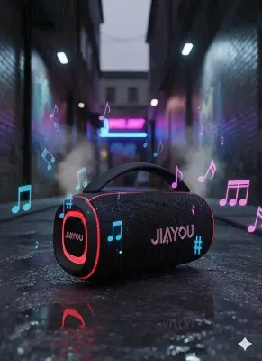 Picture of JIAYOU BOMBOX BM20 – 50W Bluetooth Speaker with Deep Bass & 8-Hour Battery