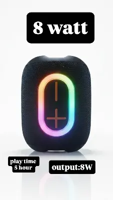 Picture of JIAYOU Sonic 5 Bluetooth Speaker (8W, Bluetooth 5.4, Type-C Charging)