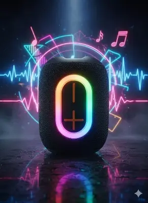 Picture of JIAYOU Sonic 5 Bluetooth Speaker (8W, Bluetooth 5.4, Type-C Charging)