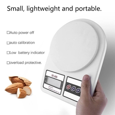 Picture of Kitchen Digital Weight Scale Lcd Display -White