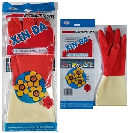 Picture of Half Hand Kitchen Gloves one Pair  Orange -Orange