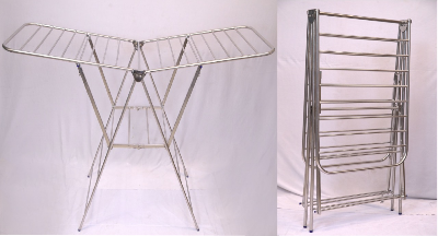 Picture of SKB Heavy Full SS Clothes Drying Rack -Silver
