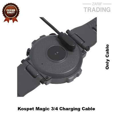 Picture of Kospet Magic3/4 Magnetic Charging Cable 2 Pin High Quality USB Charger Cable USB Charging Cable Dock Bracelet Charger for Kospet Magic3/4 Smart Watch (Black)