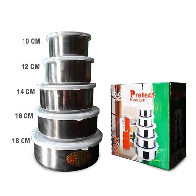 Picture of 5 Pcs Multifunctional Stainless Steel Protect Fresh Box