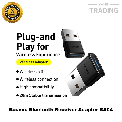 Picture of Baseus BA04 USB Bluetooth Adapter Bluetooth 5.0 For PC Bluetooth dongle 
