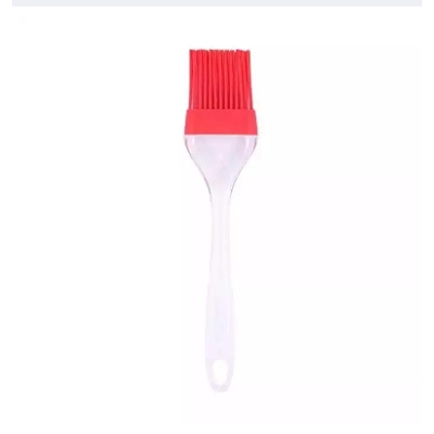 Picture of Plastic Handle Silicone Basting and Pastry Brush -Red and Silver