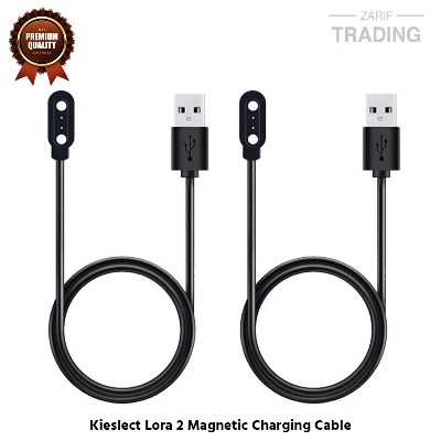 Picture of Kieslect Lora 2 Magnetic Charging Cable High Quality USB Charger Cable USB Charging Cable Dock Bracelet Charger for Kieslect Lora 2 Smart Watch (Black)