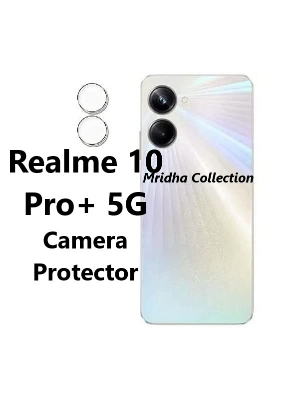 Picture of Realme 10 Pro+ 5G / Realme 10 Pro Plus 5G Back Camera Lens Screen Protector Rear Camera Lens Screen Protector,Upgraded HD,Clear Scratch Resistant(Nano Poly)