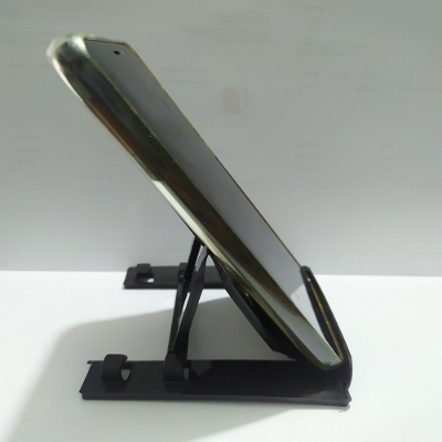 Picture of Universal Foldable Cell Phone Home / Office Stand Holder Mount Cradle Mobile / Tablet Stand Black -Black