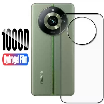 Picture of 3in1 Protector Combo Pack for Realme 11 Pro 5G (Front Hydrogel Screen Protector Poly+Back Hydrogel Poly Protector+Camera Lens Protector)