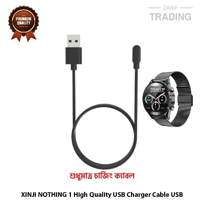 Picture of XINJI NOTHING 1 High Quality USB Charger Cable USB Charging Cable Dock Bracelet Charger for XINJI NOTHING 1 Smart Watch (Black)