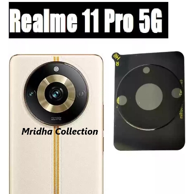 Picture of Realme 11 Pro 5G Back 9H Full Camera Lens Protector Rear 9H 3D Camera Lens Protector,Upgraded HD,Clear Scratch Resistant [With Photo Friendly Flash Cut]