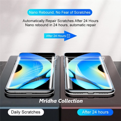 Picture of 2in1 Protector Combo Pack for Realme 10 Pro+ 5G / Realme 10 Pro Plus 5G (Front Hydrogel Screen Protector Poly+ 9h Camera Lens Protector)