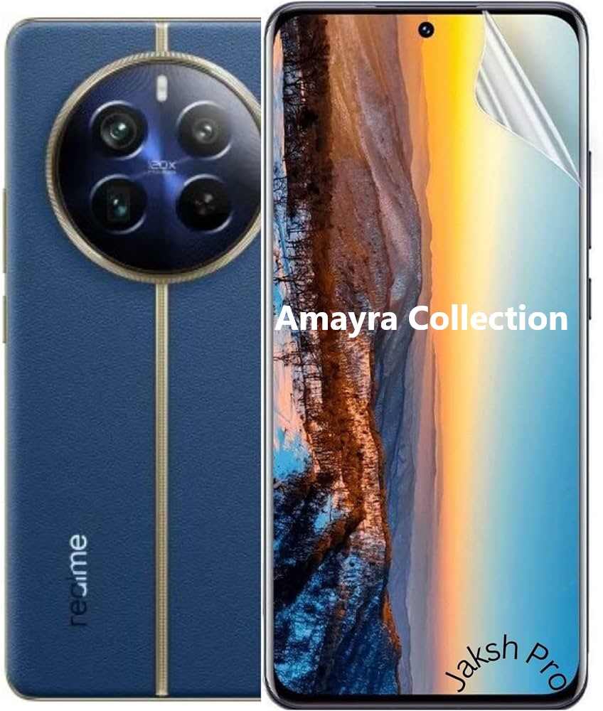 Picture of 2in1 Protector Combo Pack for Realme 12 Pro+ 5G / Realme 12 Pro Plus 5G (Front Hydrogel Screen Protector Poly+Camera Lens Protector)