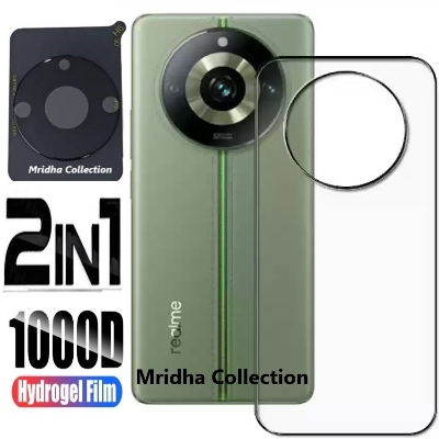 Picture of 2in1 Back Protector Combo Pack for Realme 11 Pro+ 5G / Realme 11 Pro Plus 5G (Back Hydrogel Poly Protector+9h Camera Lens Protector)