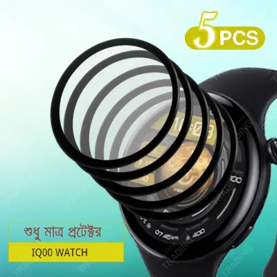 Picture of IQ00 watch Smart Watch Full Coverage Plastic Screen Protector (5 Psc Bundle)
