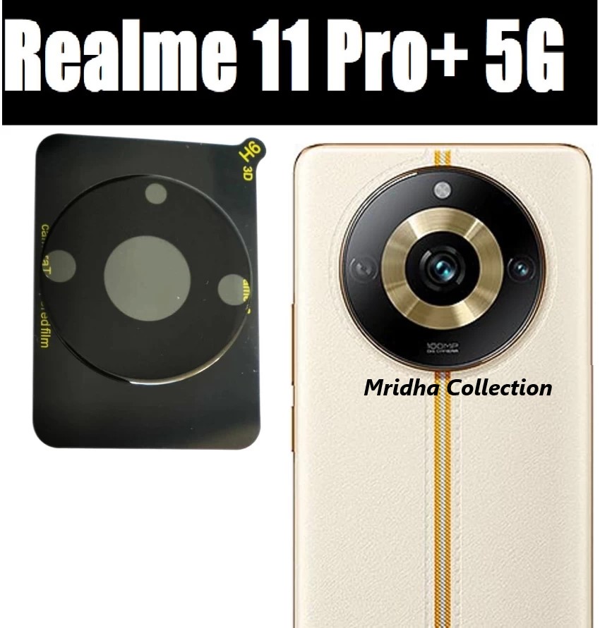 Picture of 2in1 Protector Combo Pack for Realme 11 Pro+ 5G / Realme 11 Pro Plus 5G (Front Hydrogel Screen Protector Poly+9h Camera Lens Protector)