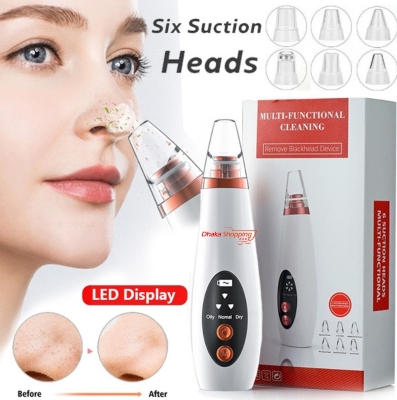 Picture of Black Head Remover Device for Men & Women,Electric Vacuum Blackhead Remover White