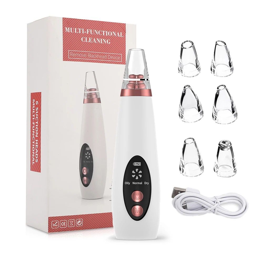 Picture of Black Head Remover Device for Men & Women,Electric Vacuum Blackhead Remover White