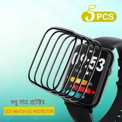 Picture of QCY WATCH GS Smart Watch Full Coverage Plastic Screen Protector (5 Psc Bundle)