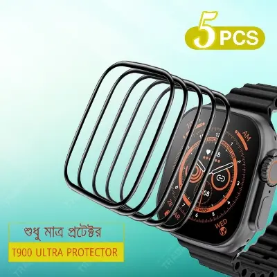 Picture of T900 ULTRA Smart Watch Full Coverage Plastic Screen Protector (5 Psc Bundle)