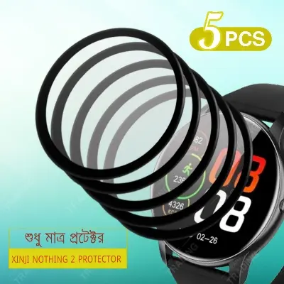 Picture of XINJI NOTHING 2 Smart Watch Full Coverage Plastic Screen Protector (5 Pcs Bundle)